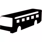 Bus Silhouette vektor zeichnung