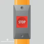 Stop-knop in een bus
