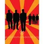 Business Silhouette Vector