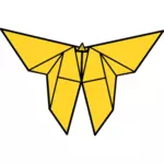 Origami butterfly vector image