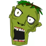 Obraz wektor głowa zombie