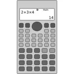 Vitenskapelig kalkulator vektor image