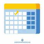 ClipArt sull'icona del calendario