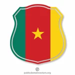 Камерун флаг гребень щит