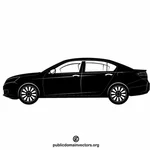 Imaginea de profil auto negru