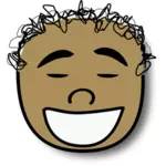 Imagine vectorială de râs copil avatar