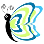 カラフルな蝶のイメージ
