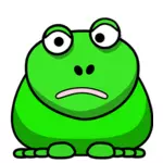 만화 녹색 개구리
