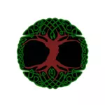 ClipArt vettoriali di albero celtico colorato