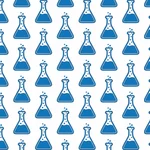 Chemical lab seamless pattern