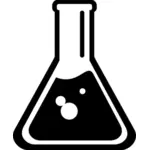 Science flask symbol