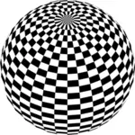 Chessboard sphere