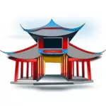 Clipart vectoriels de maison chinois