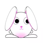 Ilustración vectorial de conejo