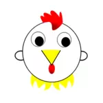 Vector clip art of rooster