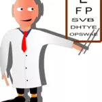 Vector of an optician
