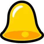 Yellow bell vector image
