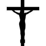Christus am Kreuz Vektor-Bild