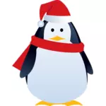 Vectorul de pinguin Crăciun