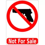 Kanonnen niet te koop