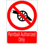 Krieg verboten Schild-Vektor-Bild