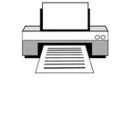 Laserová tiskárna vektorový obrázek