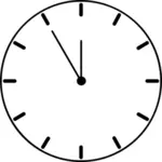 Векторное изображение циферблата часов