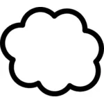Chmura grafika wektorowa