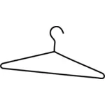 Coat hanger vector illustration