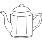 Contour image of a coffee maker