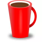 Ilustraţie de vector ceaşcă de cafea