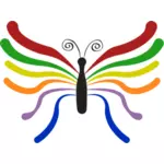 Colorful bug symbol