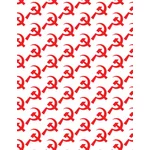 Communist symbol seamless pattern