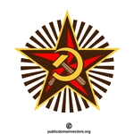 Kommunistisk symbol ClipArt