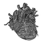 Heart silhouette clip art