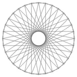 Graphiques vectoriels forme guilloché
