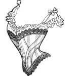 Image vectorielle corset