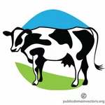 Mjölkgård vektor logotypen