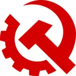 AMERIKANSKE kommunismen partiet tegn vektor bilde