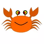 Lächelnde Krabbe