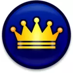 Golden royal Crown Symbol Vektor-Bild