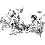 Cupids playing