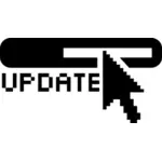 Update button vector image