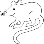 Ilustración vectorial del ratón