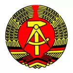 Gráficos del vector de escudo nacional de la República Democrática Alemana