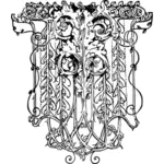 Vector clip art of stylish dooda decoration