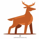 Deer clip art image