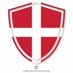 Danish flag crest