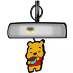 Ilustração em vetor ambientador ar Winnie the Pooh