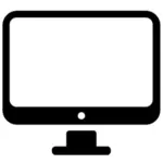 ClipArt vettoriali monitor di computer di piccole dimensioni